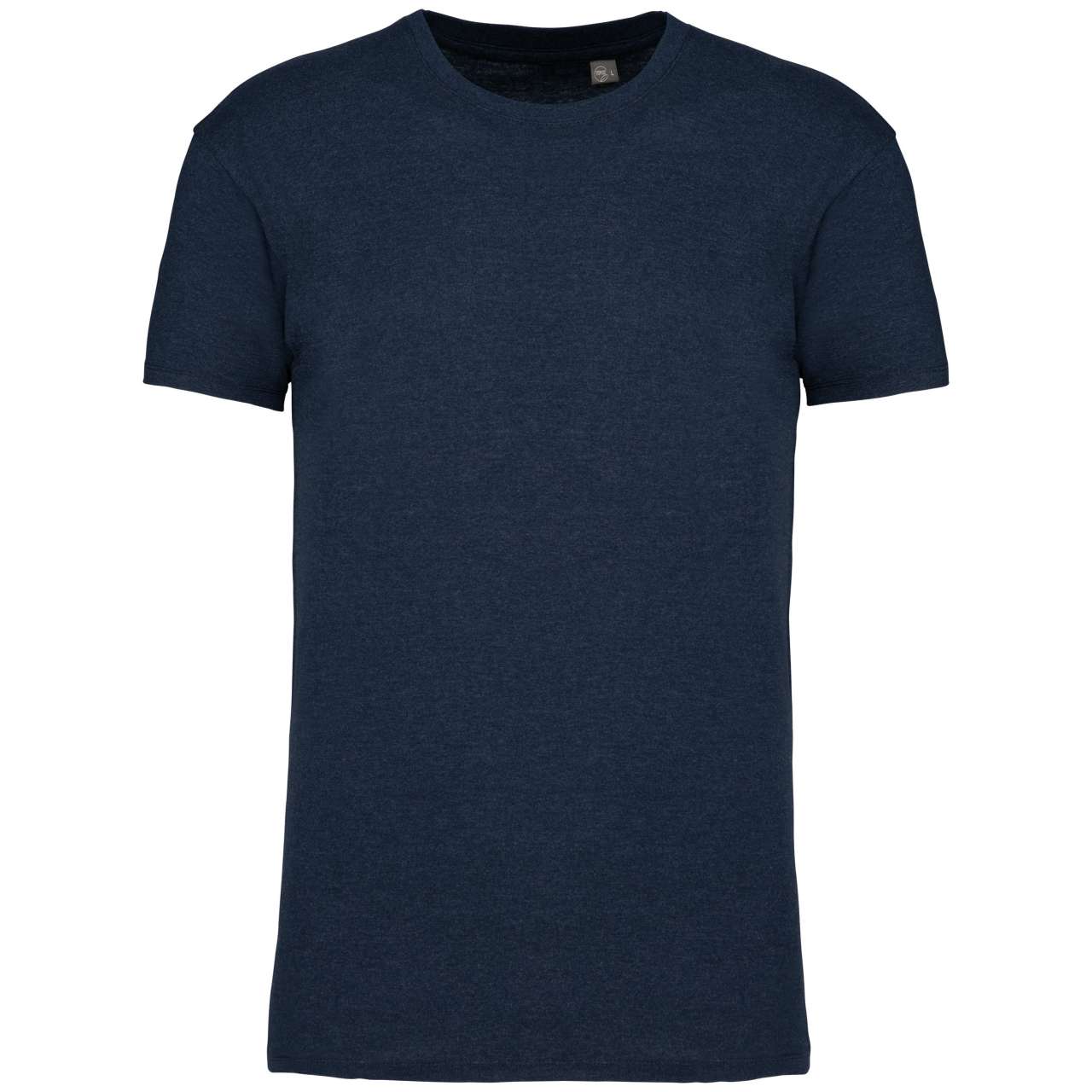 BIO150IC MEN'S ROUND NECK T-SHIRT - French Navy Heather - colorimageurl