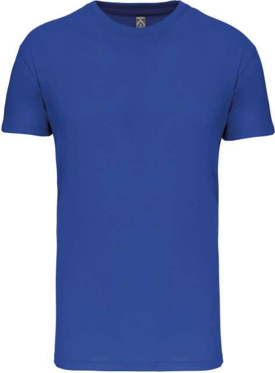 BIO150IC MEN'S ROUND NECK T-SHIRT - Light Royal Blue - colorimageurl