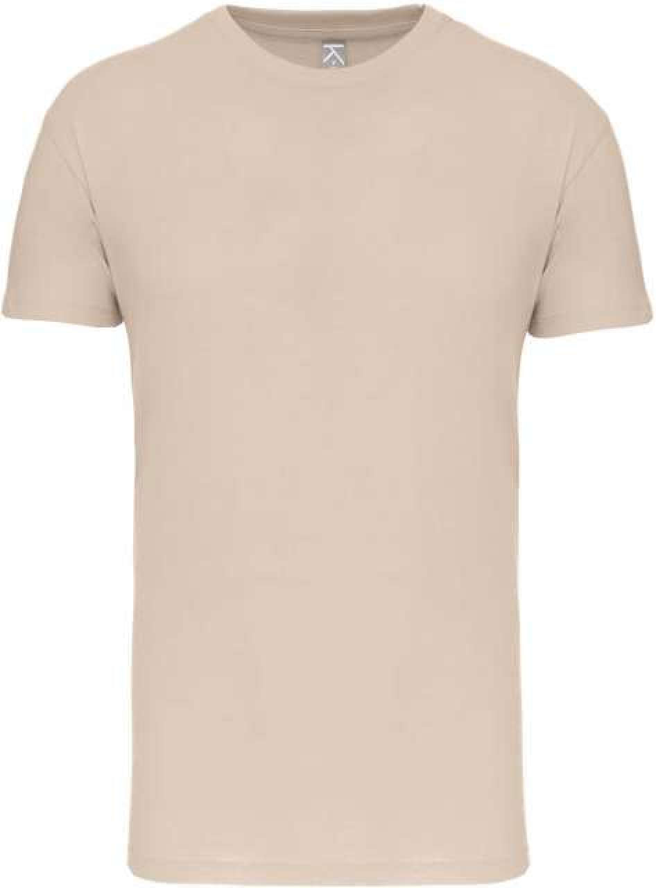 BIO150IC MEN'S ROUND NECK T-SHIRT - Light Sand - colorimageurl