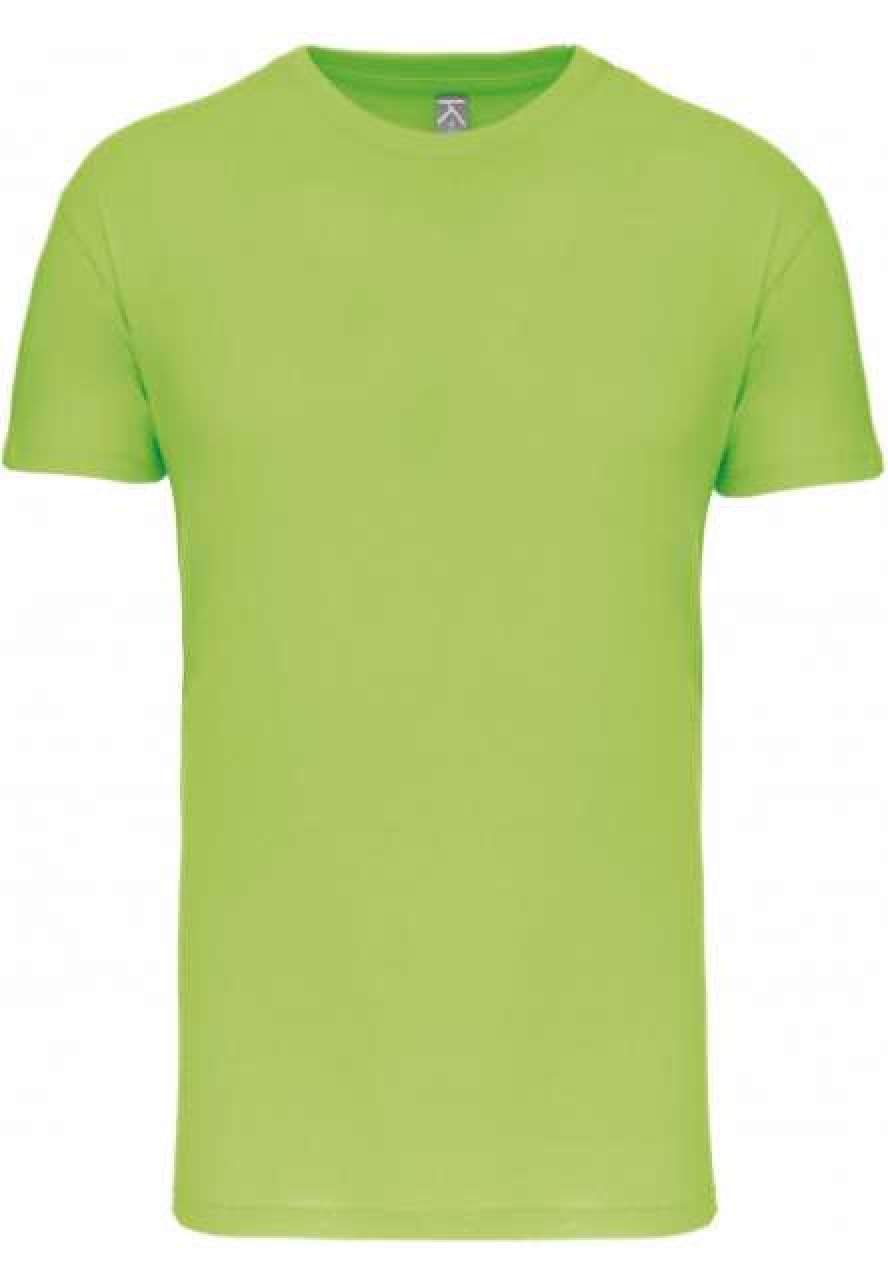 BIO150IC MEN'S ROUND NECK T-SHIRT - Lime - colorimageurl