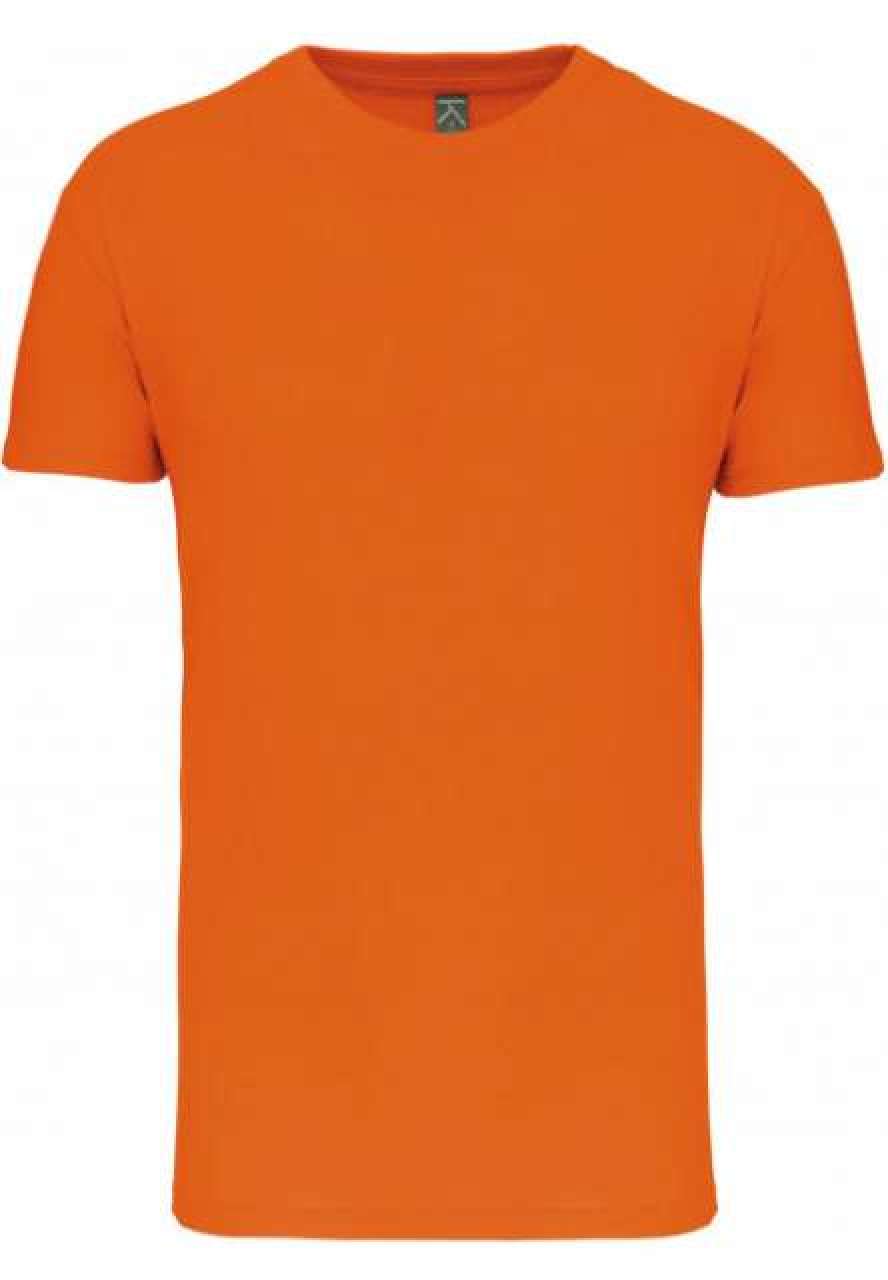 BIO150IC MEN'S ROUND NECK T-SHIRT - Orange - colorimageurl