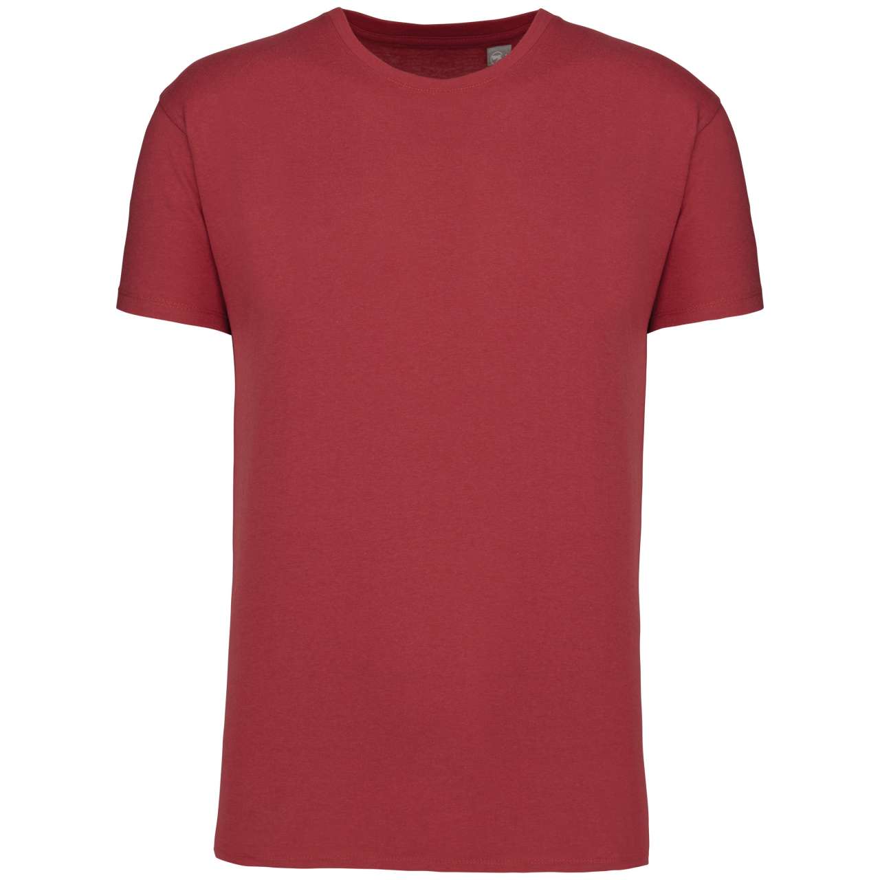 BIO150IC MEN'S ROUND NECK T-SHIRT - Terracotta Red - colorimageurl