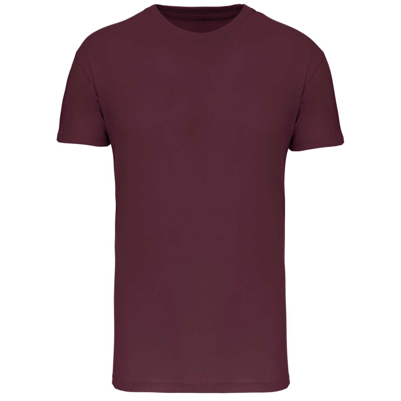 BIO150IC MEN'S ROUND NECK T-SHIRT - Wine - colorimageurl