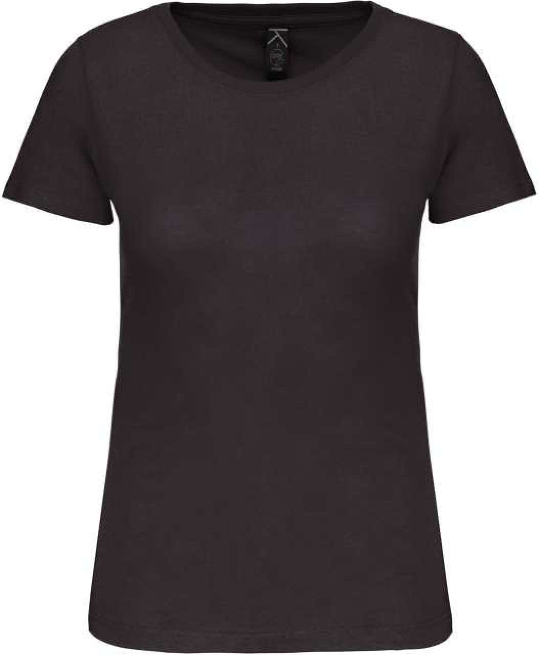 LADIES' BIO150IC CREW NECK T-SHIRT - Dark Grey - colorimageurl