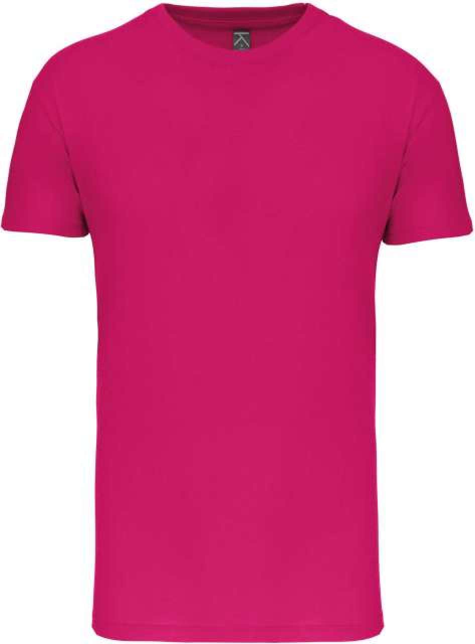 KIDS' BIO150IC CREW NECK T-SHIRT - Fuchsia - colorimageurl