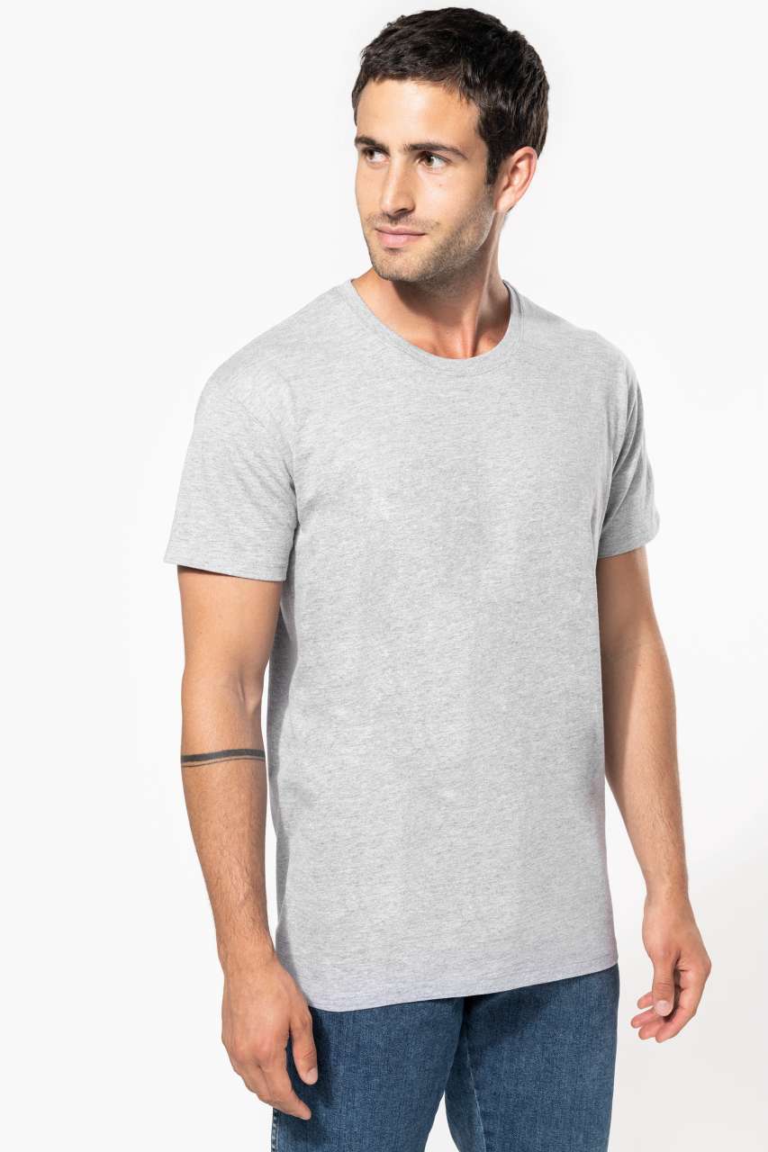 ORGANIC 190IC CREW NECK T-SHIRT - Oxford Grey - modelimageurl