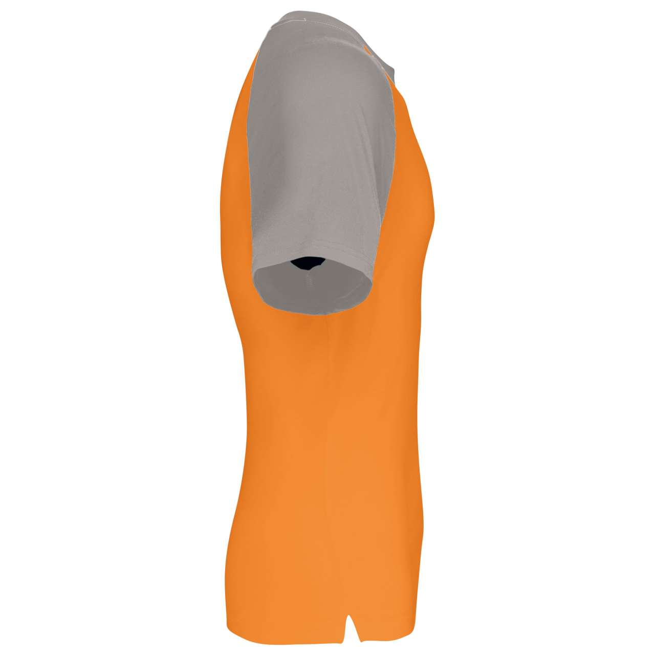 BASEBALL - SHORT-SLEEVED TWO-TONE T-SHIRT - Orange/Light Grey - Additional