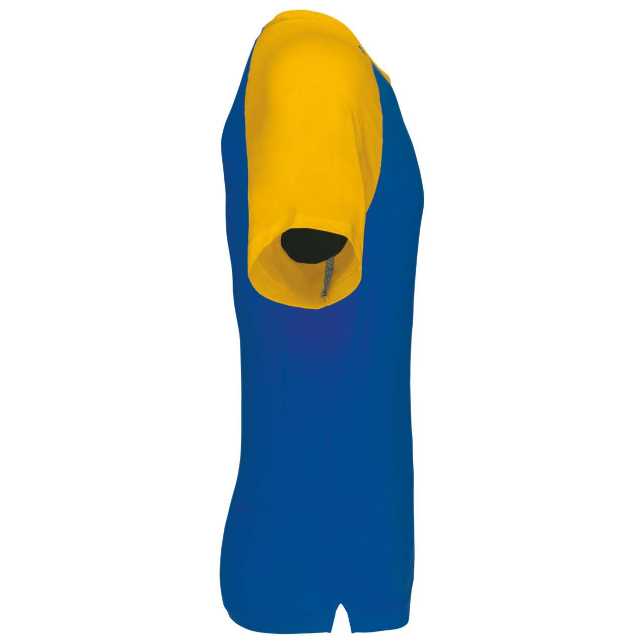 BASEBALL - SHORT-SLEEVED TWO-TONE T-SHIRT - Royal Blue/Yellow - Additional