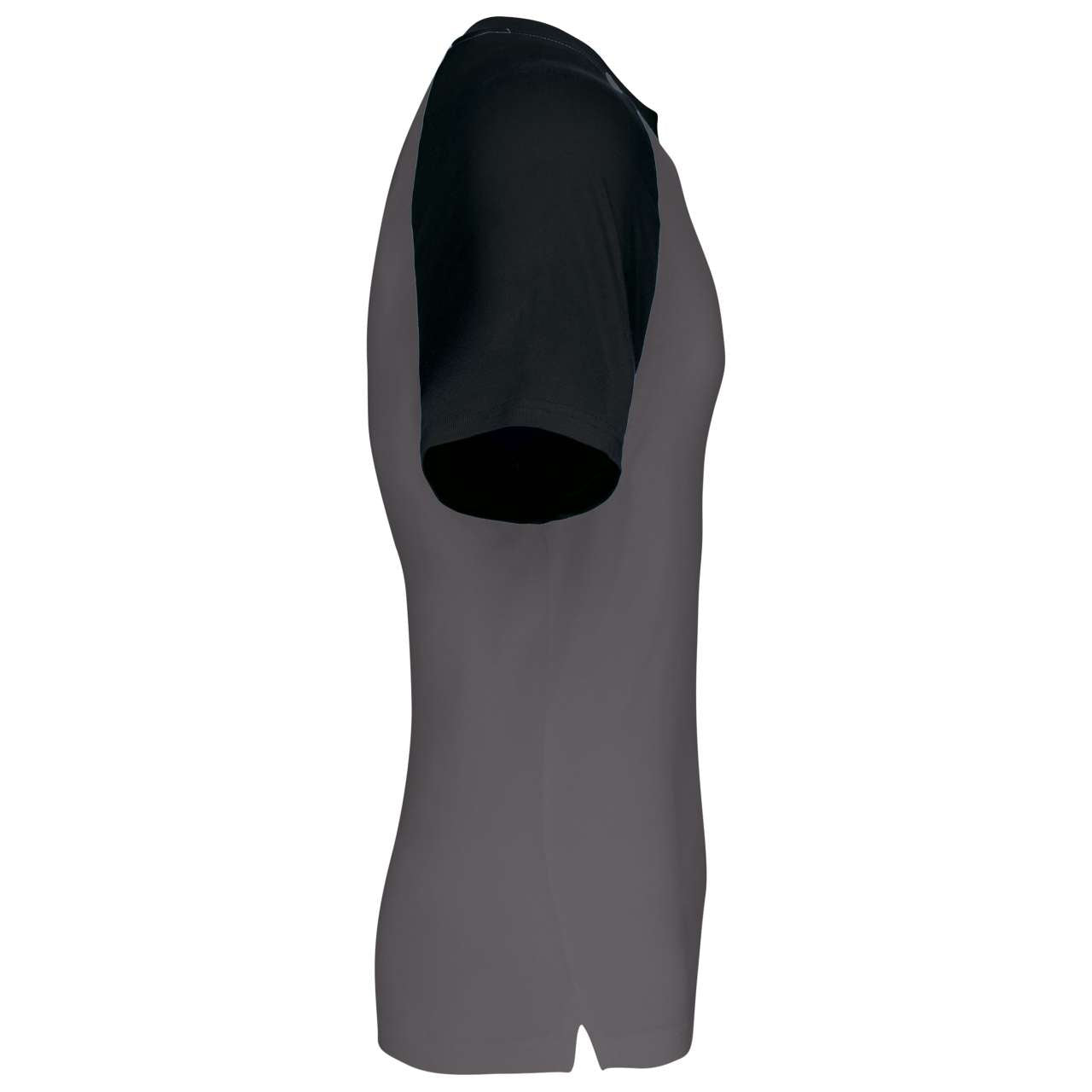 BASEBALL - SHORT-SLEEVED TWO-TONE T-SHIRT - Slate Grey/Black - Additional