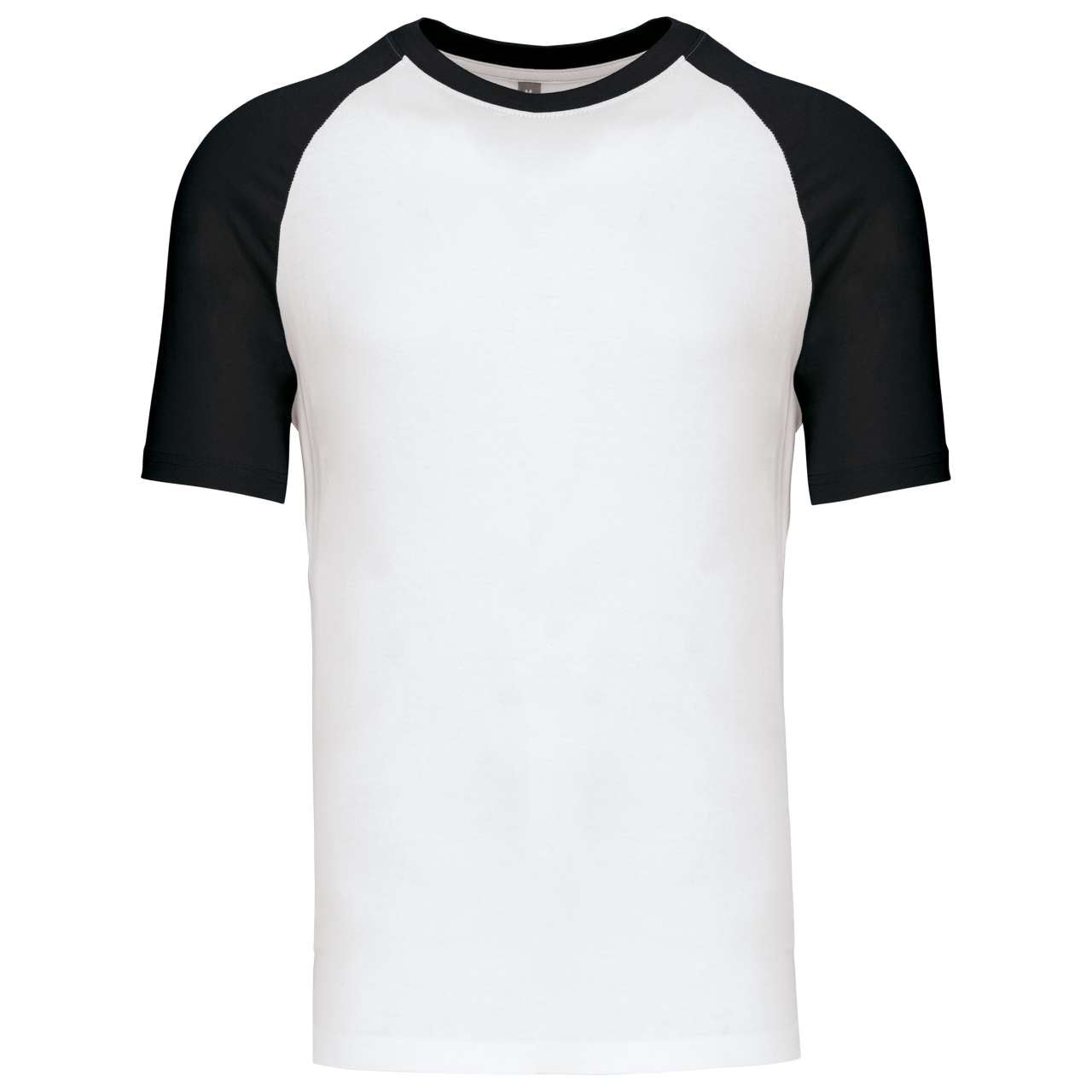 BASEBALL - SHORT-SLEEVED TWO-TONE T-SHIRT - White/Black - Main