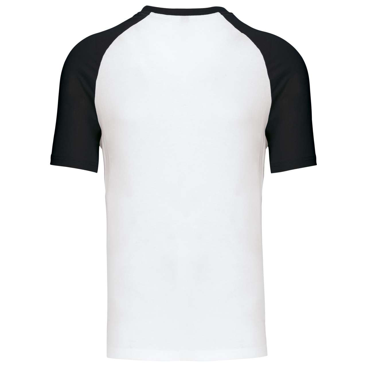 BASEBALL - SHORT-SLEEVED TWO-TONE T-SHIRT - White/Black - Additional