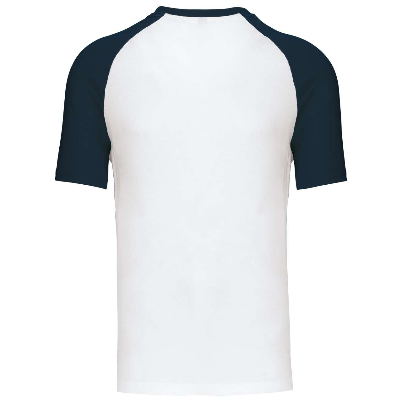 BASEBALL - SHORT-SLEEVED TWO-TONE T-SHIRT - White/Navy - Additional