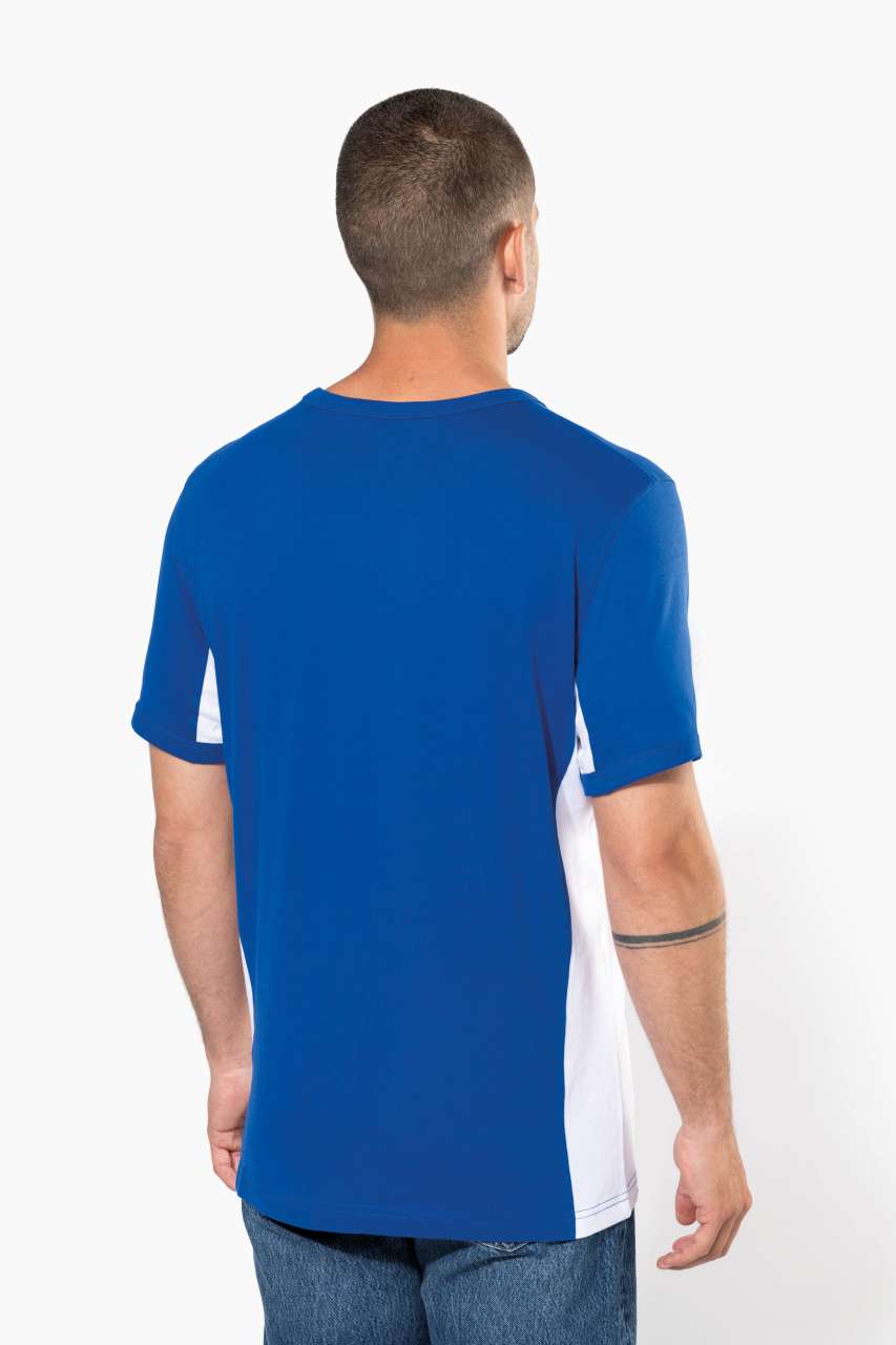 TIGER - SHORT-SLEEVED TWO-TONE T-SHIRT - Navy/White - Additional