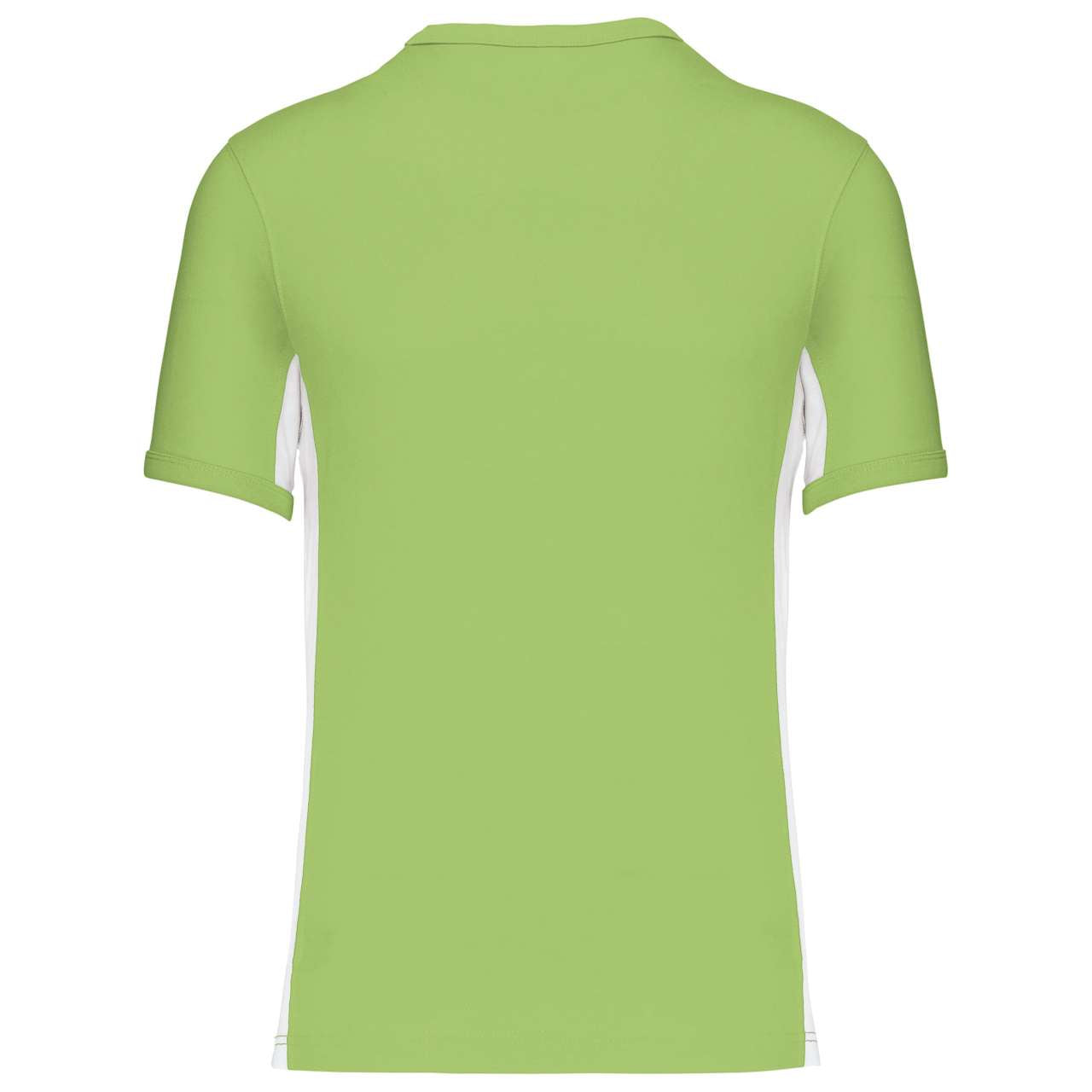 TIGER - SHORT-SLEEVED TWO-TONE T-SHIRT - Lime/White - Additional