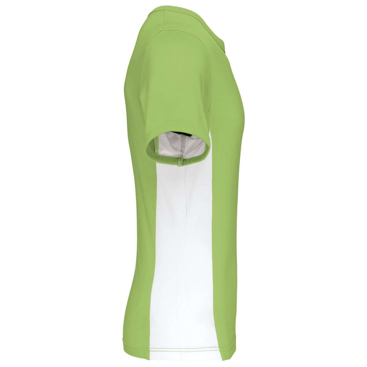 TIGER - SHORT-SLEEVED TWO-TONE T-SHIRT - Lime/White - Additional