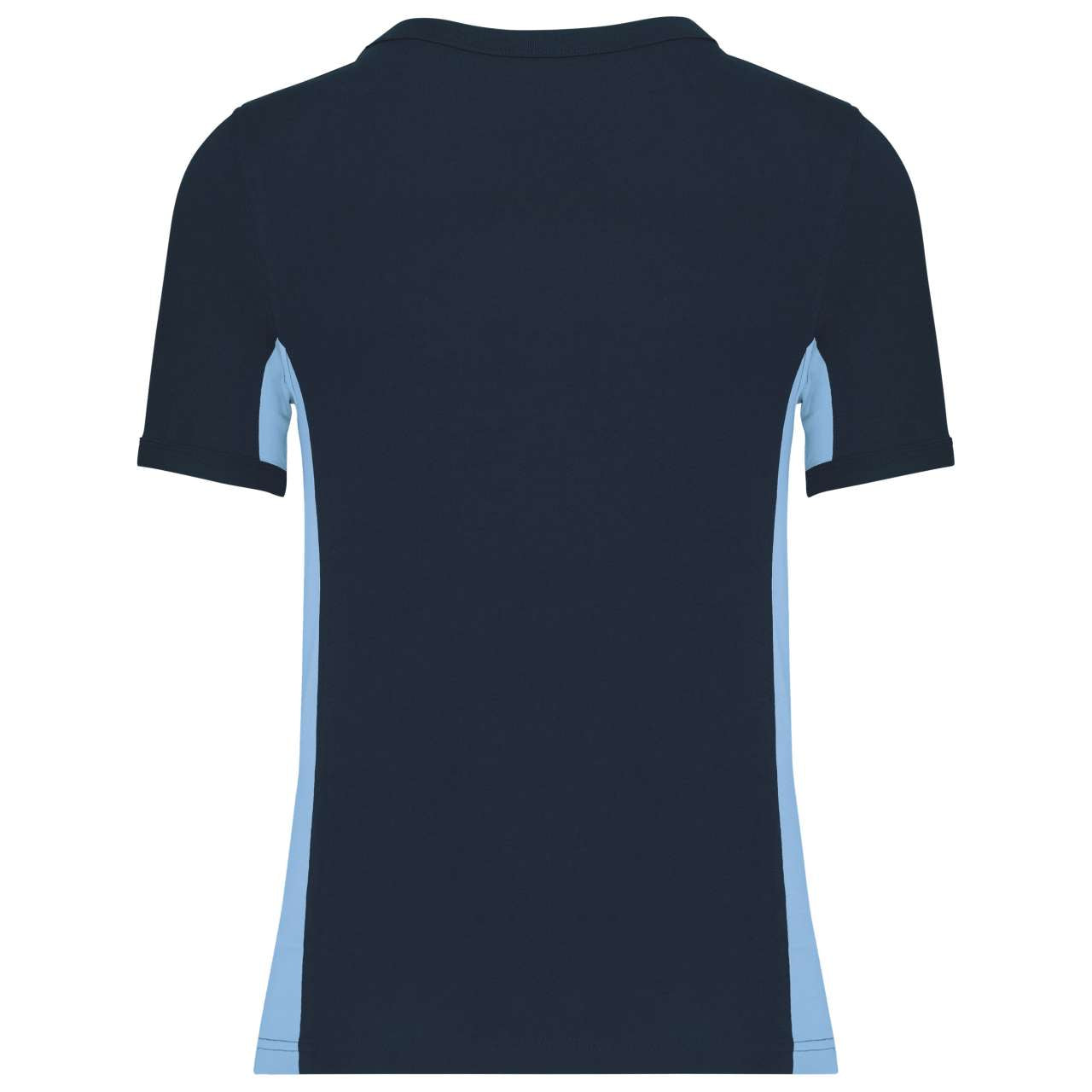 TIGER - SHORT-SLEEVED TWO-TONE T-SHIRT - Navy/Sky Blue - Additional