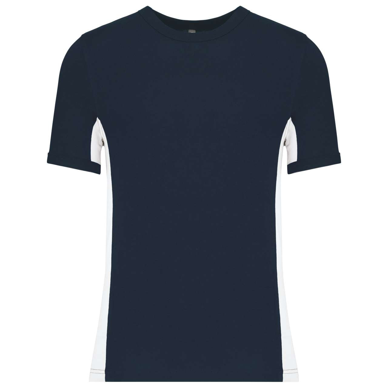 TIGER - SHORT-SLEEVED TWO-TONE T-SHIRT - Navy/White - Main