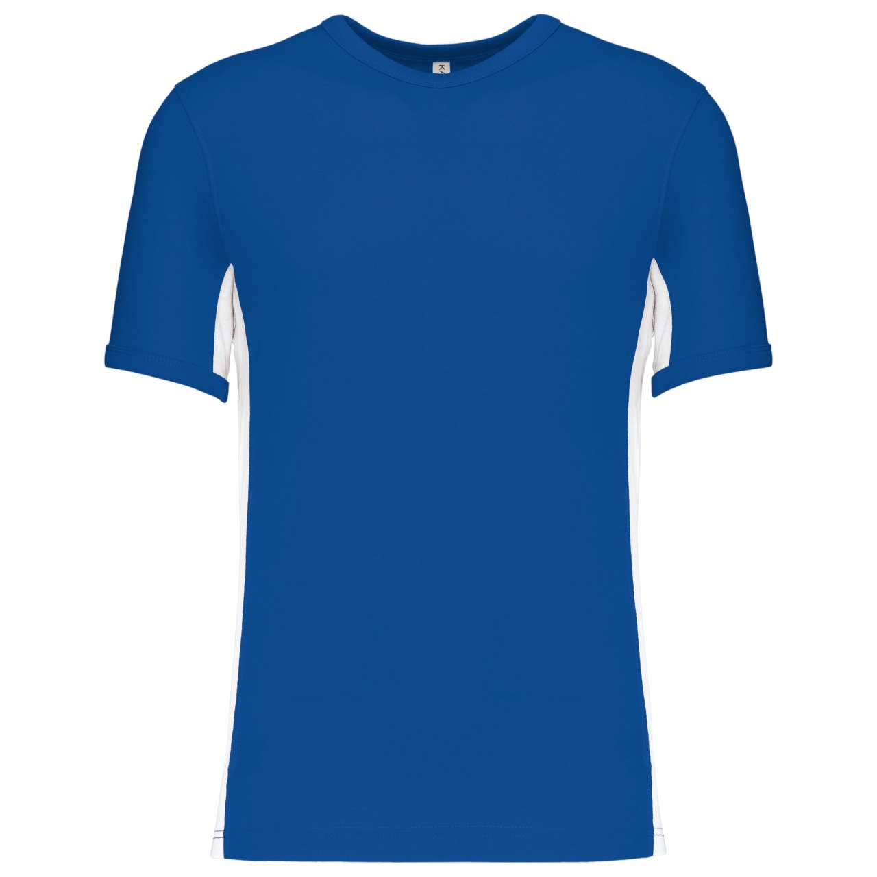 TIGER - SHORT-SLEEVED TWO-TONE T-SHIRT - Royal Blue/White - Main