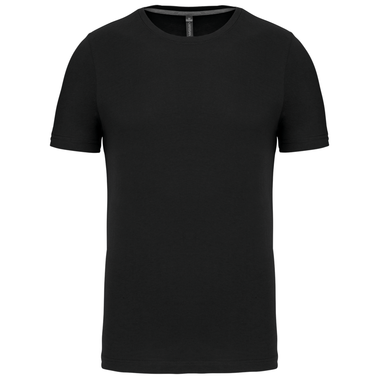 SHORT-SLEEVED CREW NECK T-SHIRT - Black - Main