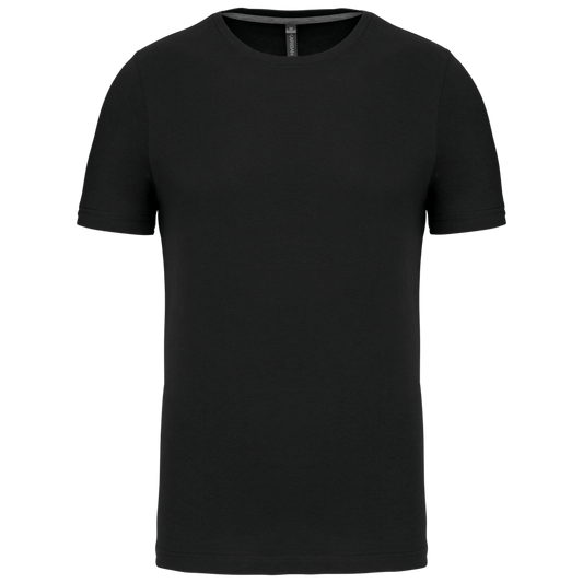 SHORT-SLEEVED CREW NECK T-SHIRT - Black - Main