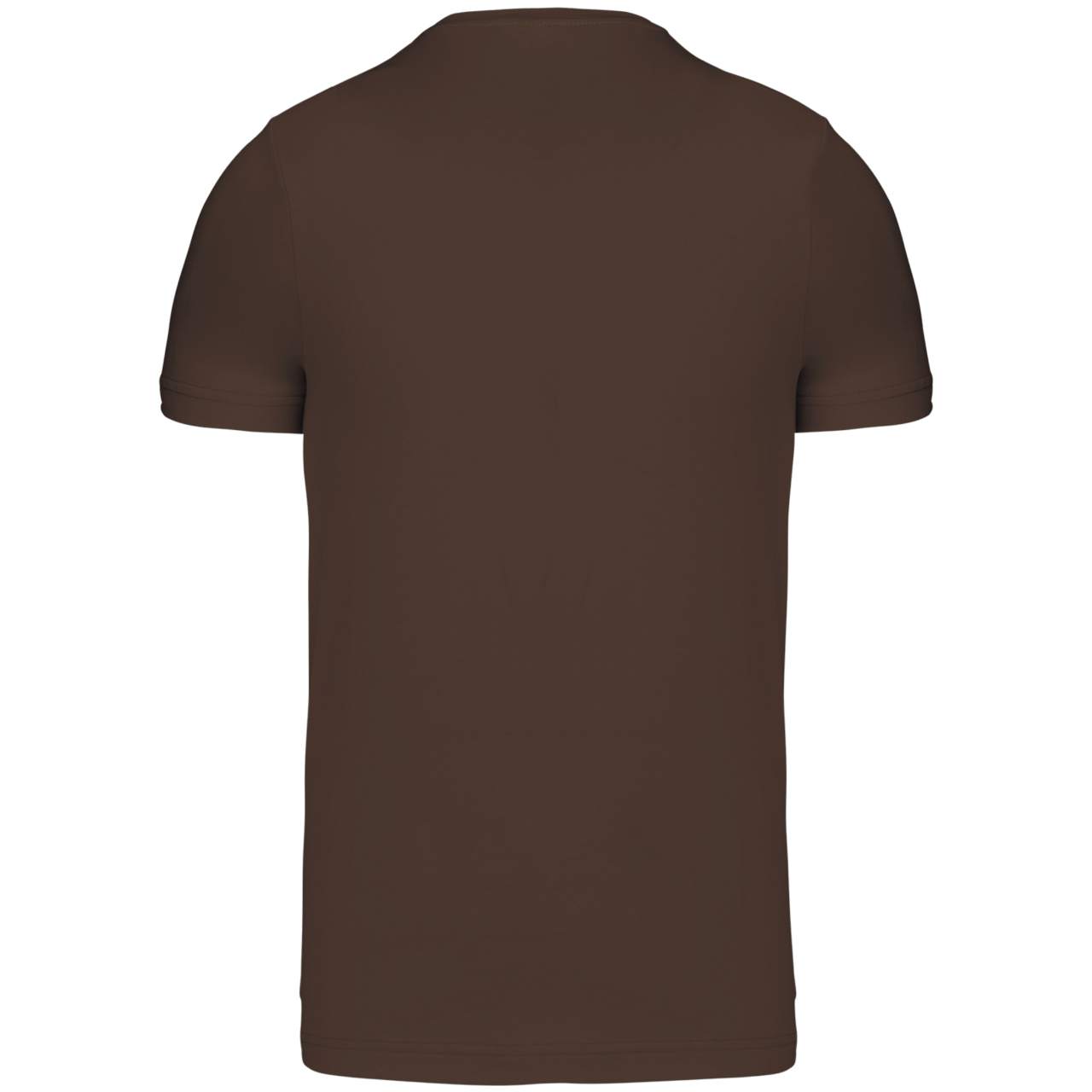 SHORT-SLEEVED CREW NECK T-SHIRT - Chocolate - Additional