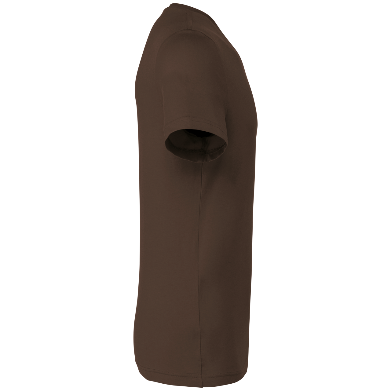 SHORT-SLEEVED CREW NECK T-SHIRT - Chocolate - Additional