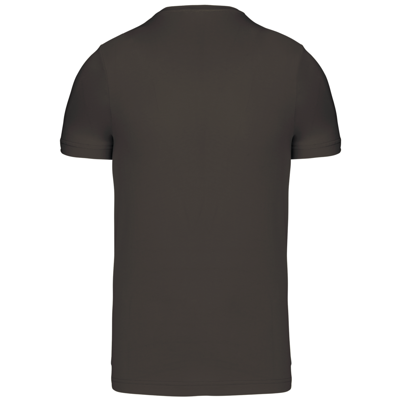 SHORT-SLEEVED CREW NECK T-SHIRT - Dark Grey - Additional