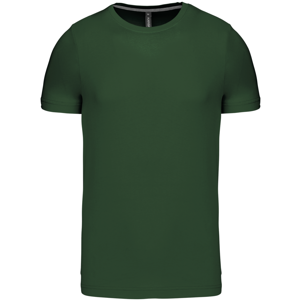 SHORT-SLEEVED CREW NECK T-SHIRT - Forest Green - Main