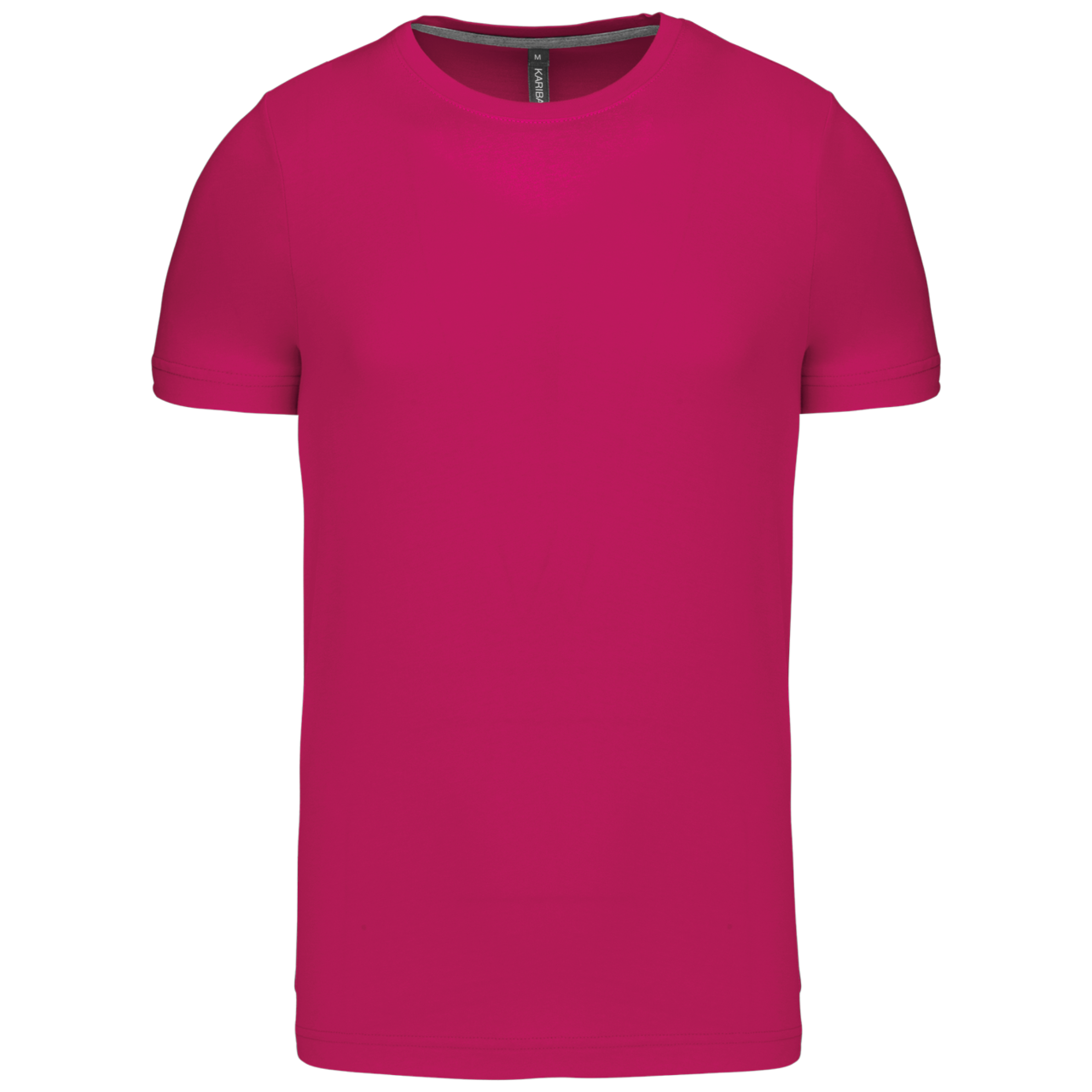 SHORT-SLEEVED CREW NECK T-SHIRT - Fuchsia - Main