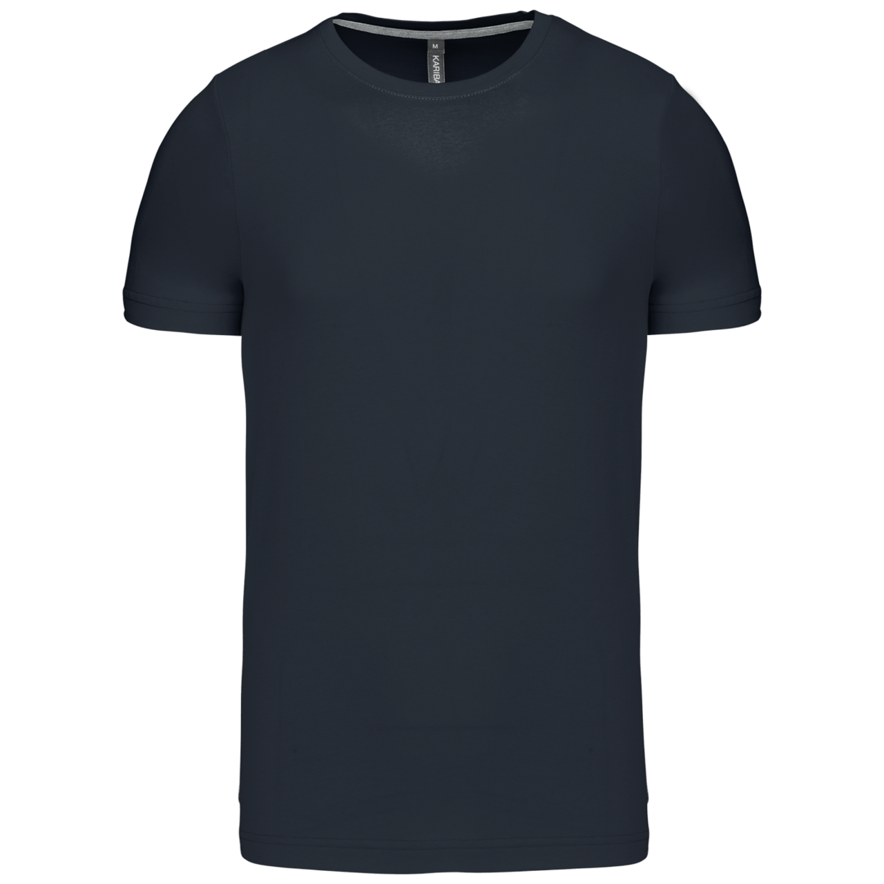 SHORT-SLEEVED CREW NECK T-SHIRT - Navy - Main