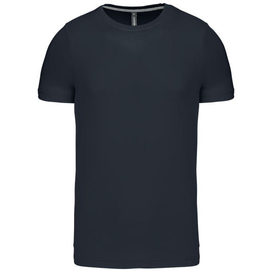 SHORT-SLEEVED CREW NECK T-SHIRT - Navy - Main