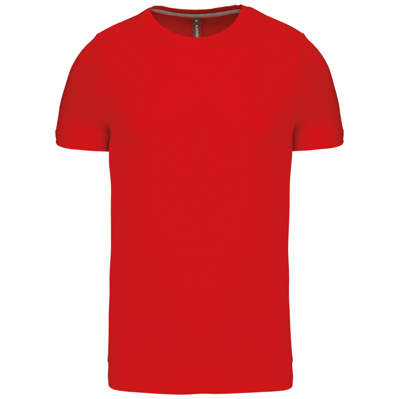 SHORT-SLEEVED CREW NECK T-SHIRT - Red - Main