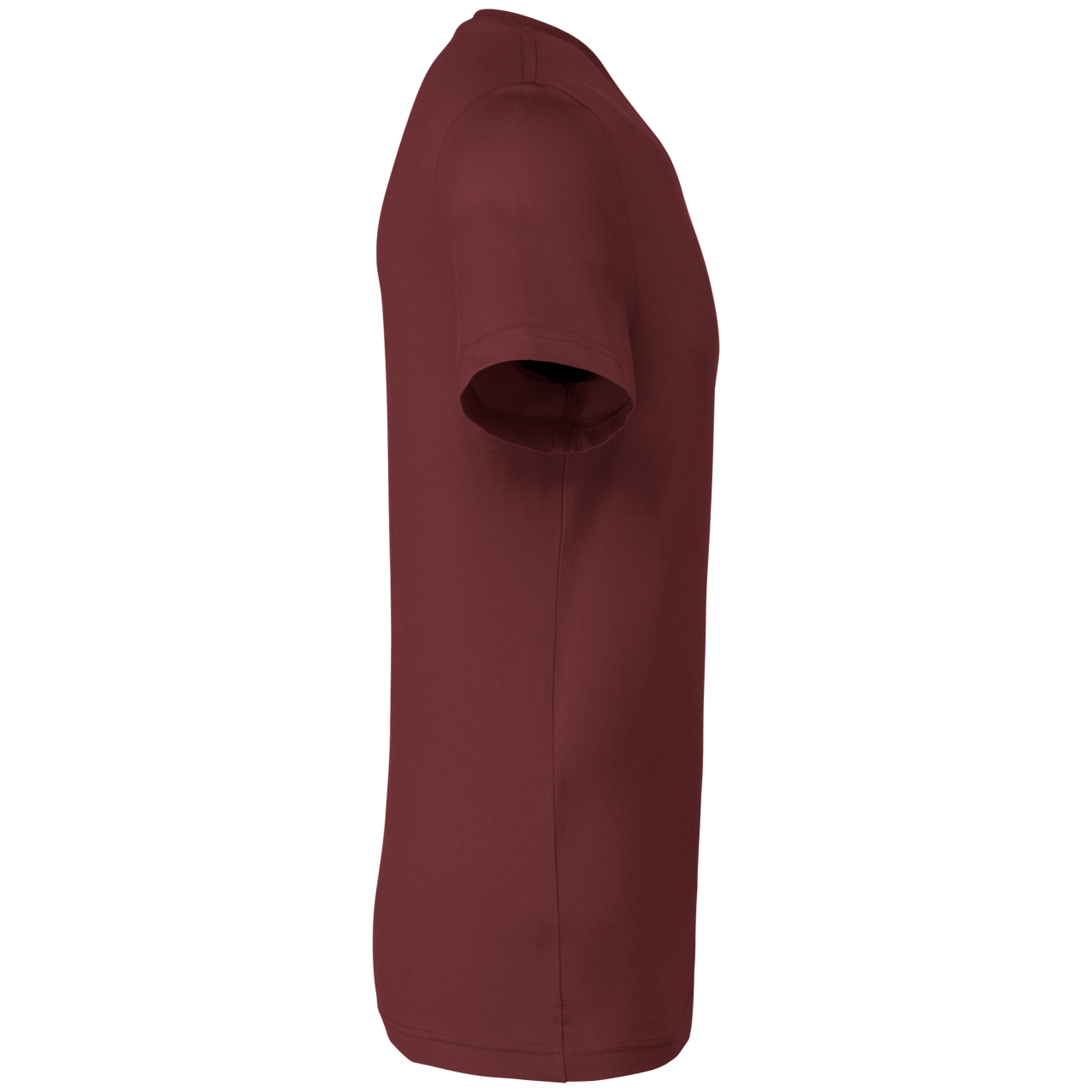 SHORT-SLEEVED CREW NECK T-SHIRT - Wine - Additional