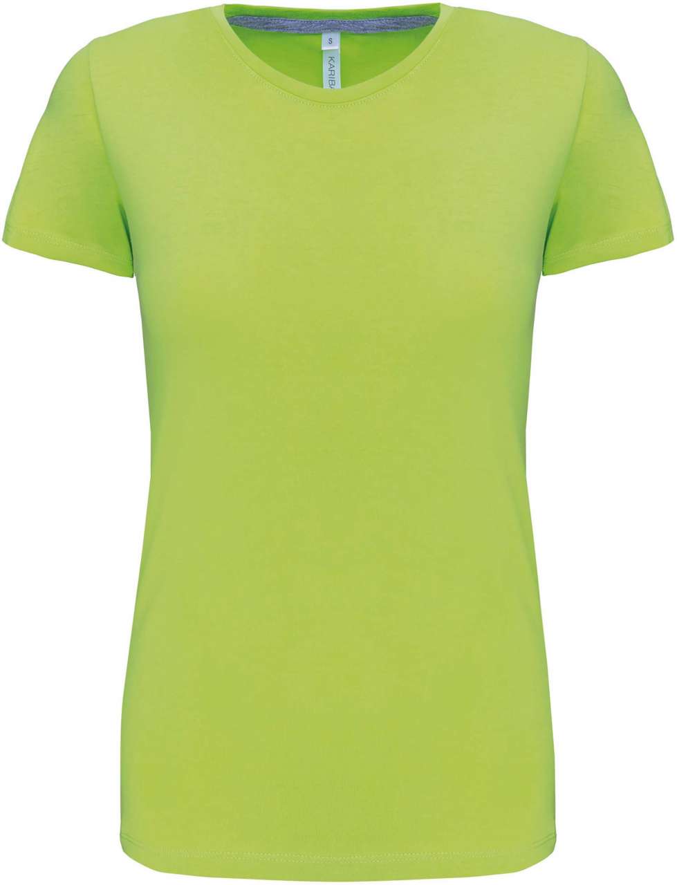 LADIES' SHORT SLEEVE CREW NECK T-SHIRT - Lime - Main