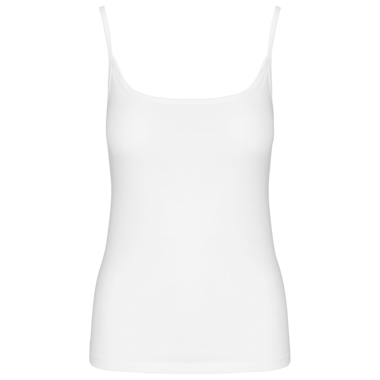 LADIES' STRAPPY TANK TOP - White - colorimageurl