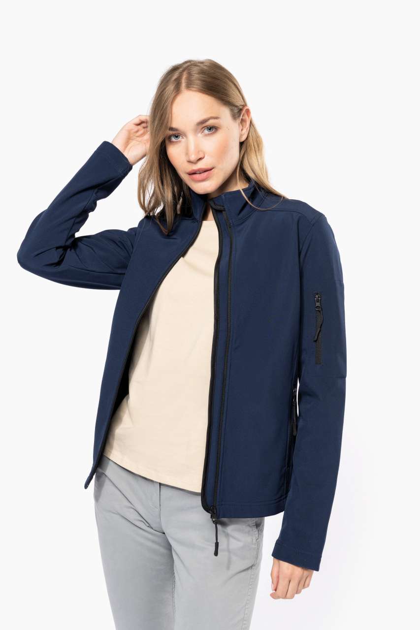 LADIES' SOFTSHELL JACKET - Aqua Blue - Additional