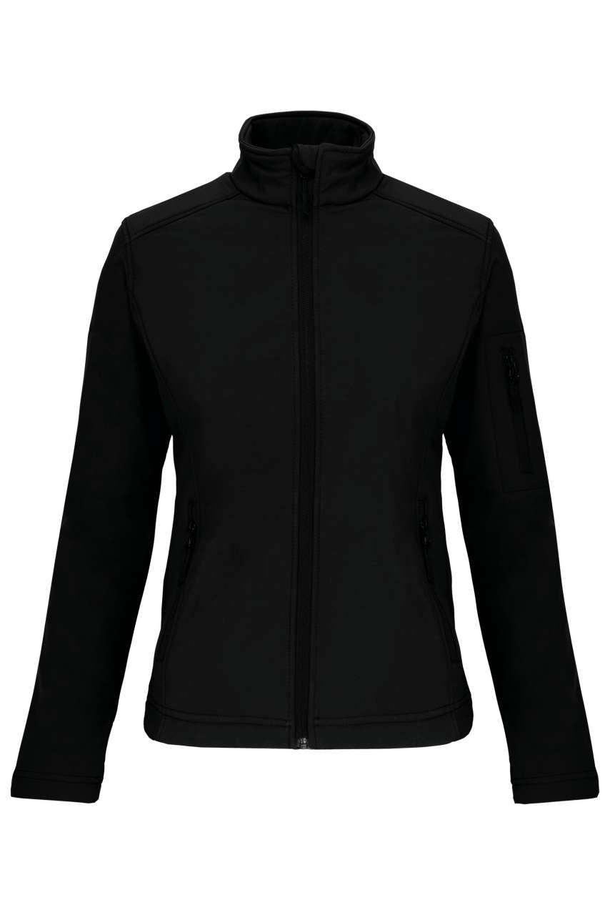LADIES' SOFTSHELL JACKET - Black - Main