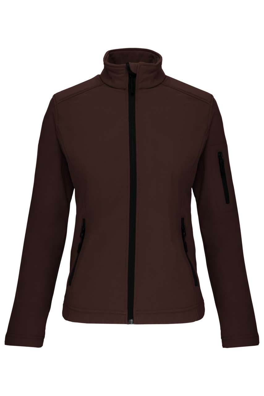 LADIES' SOFTSHELL JACKET - Chocolate - Main