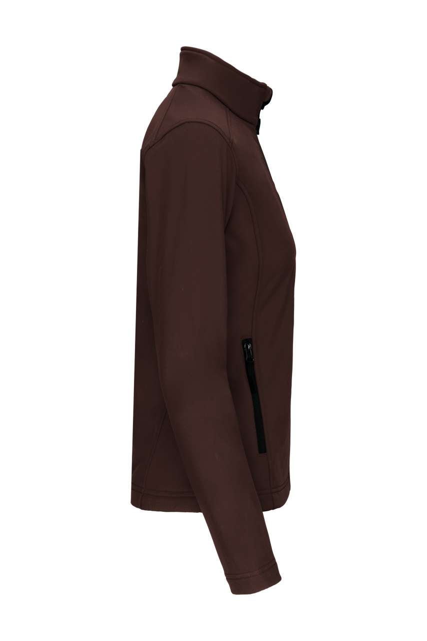 LADIES' SOFTSHELL JACKET - Chocolate - Additional