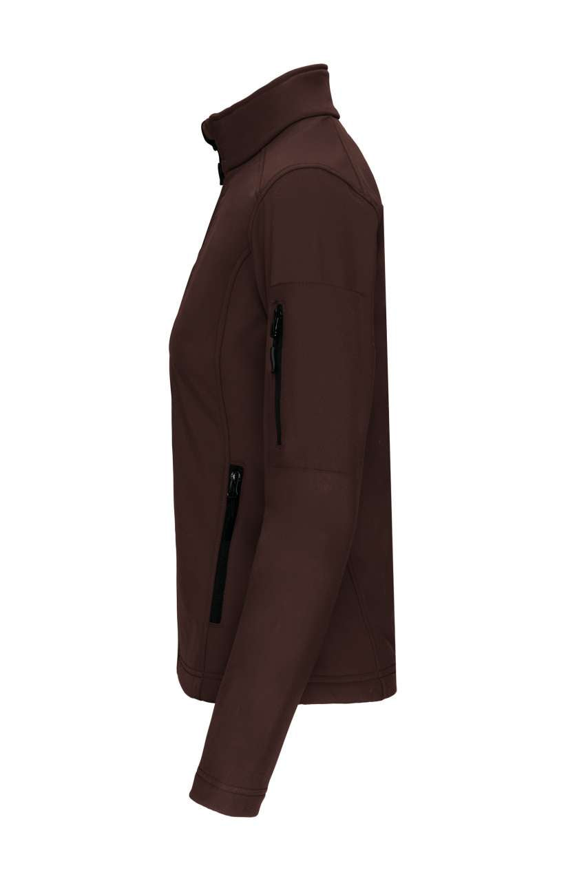 LADIES' SOFTSHELL JACKET - Chocolate - Additional