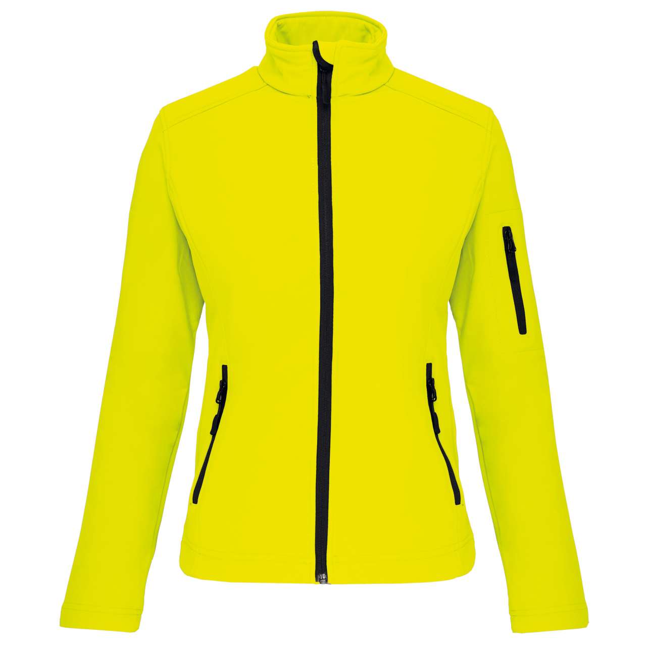 LADIES' SOFTSHELL JACKET - Fluorescent Yellow - Main