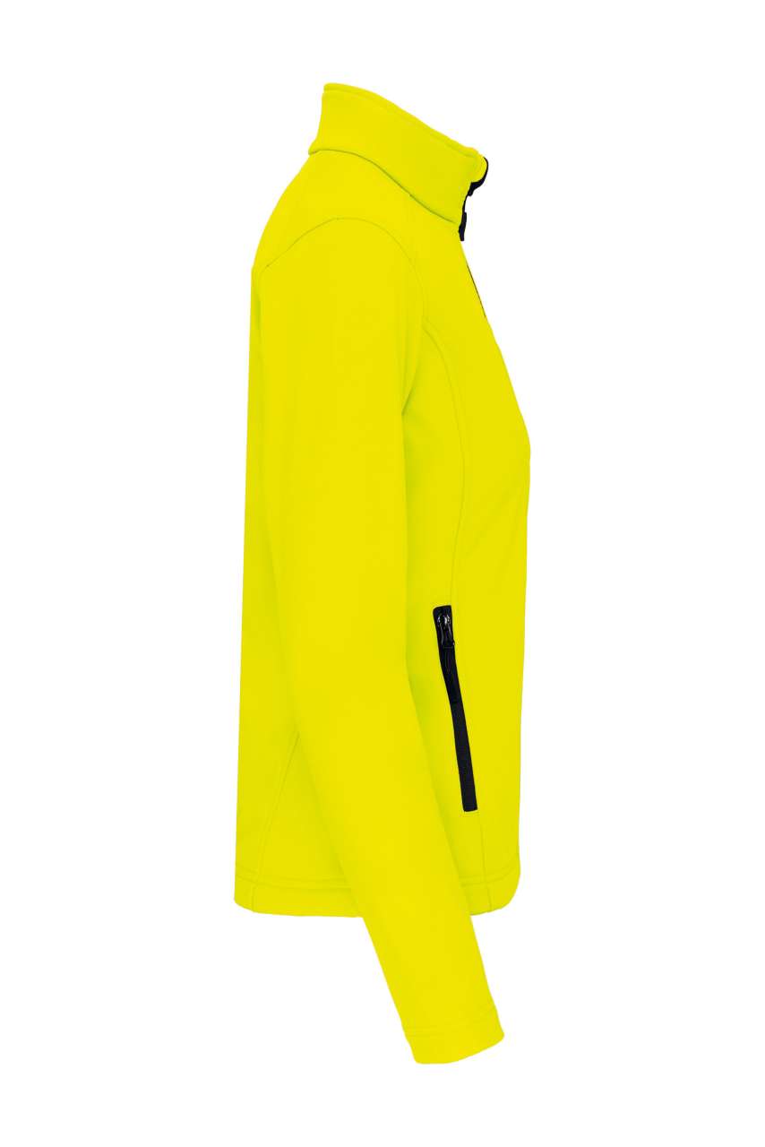 LADIES' SOFTSHELL JACKET - Fluorescent Yellow - Additional