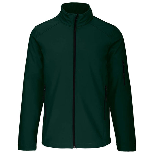 SOFTSHELL JACKET - Bottle Green - Main