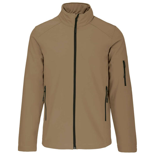 SOFTSHELL JACKET - Camel - Main