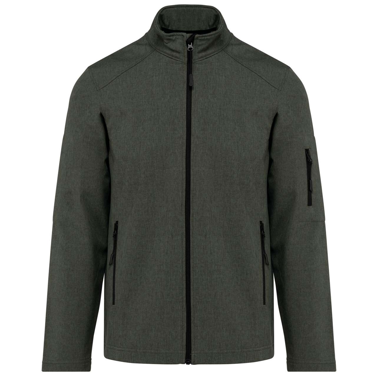SOFTSHELL JACKET - Marl Green - Main