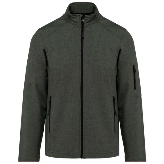 SOFTSHELL JACKET - Marl Green - Main