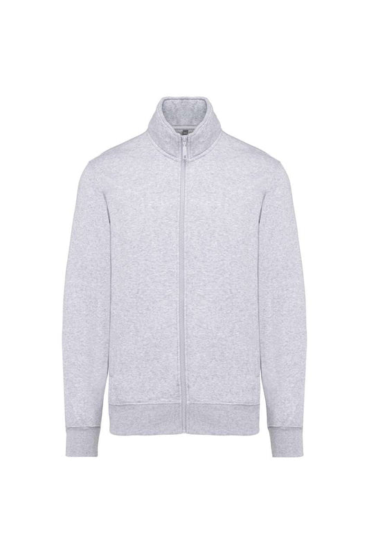 MEN'S FLEECE CADET JACKET - Oxford Grey - colorimageurl