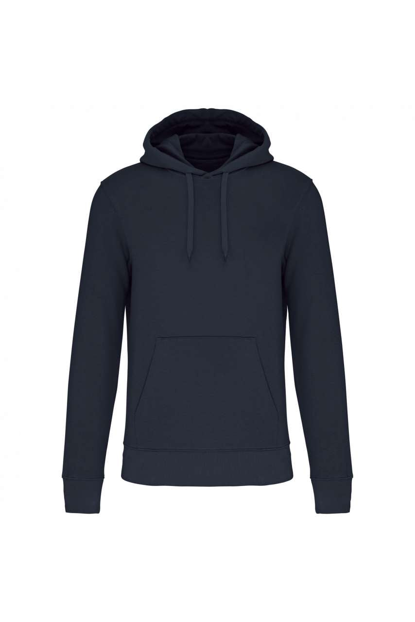 MEN'S ECO-FRIENDLY HOODED SWEATSHIRT - Navy - colorimageurl