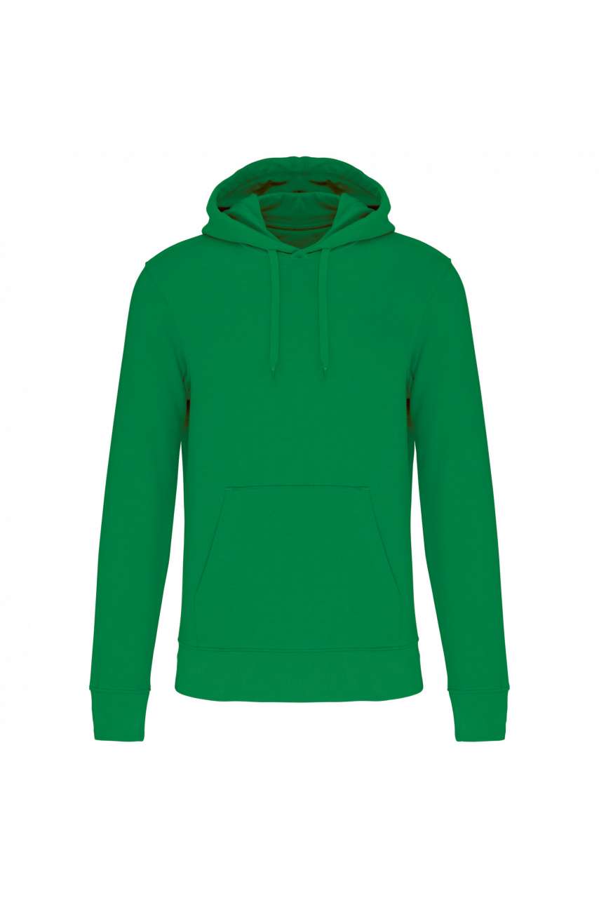 MEN'S ECO-FRIENDLY HOODED SWEATSHIRT - Kelly Green - colorimageurl