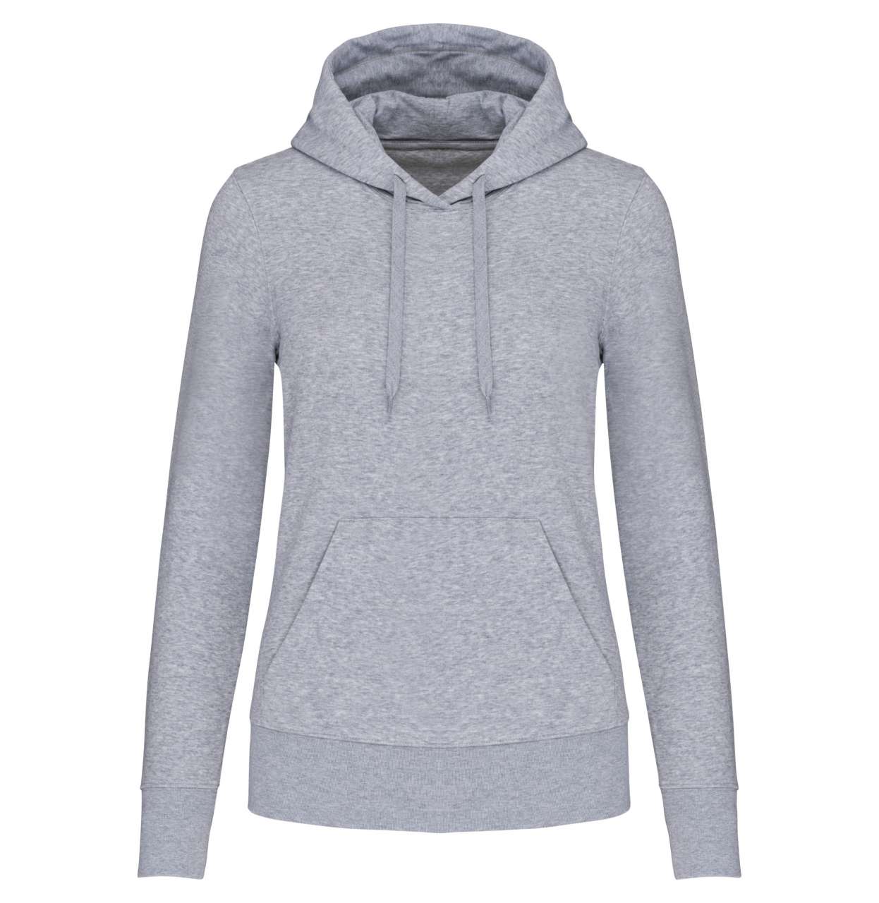 LADIES' ECO-FRIENDLY HOODED SWEATSHIRT - Oxford Grey - colorimageurl